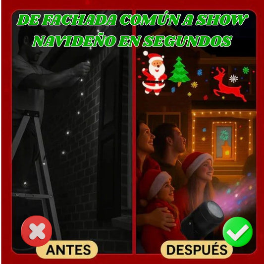 Convierte tu hogar en un show navideño… sin escaleras, sin riesgos y en solo 10 segundos 🎄✨