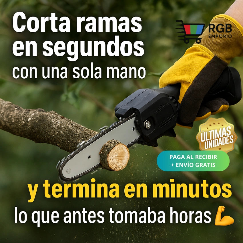 MOTOSIERRA DE MANO - Potencia y rapidez a tu alcance.