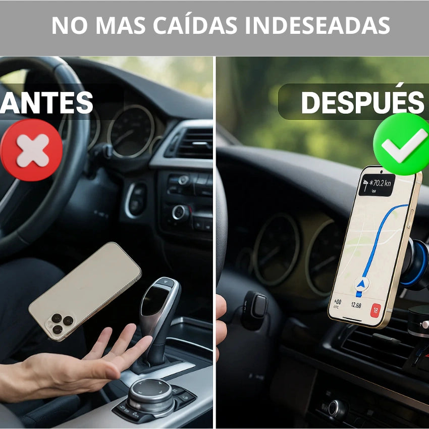 SmartHold™ Ultra Magnético - Tu teléfono siempre seguro ¡EVITA ACCIDENTES!