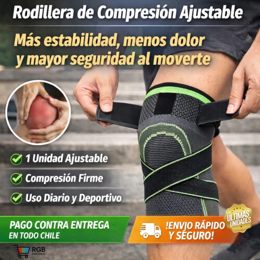🦵 Rodillera de Compresión. Menos dolor y mayor seguridad al moverte
