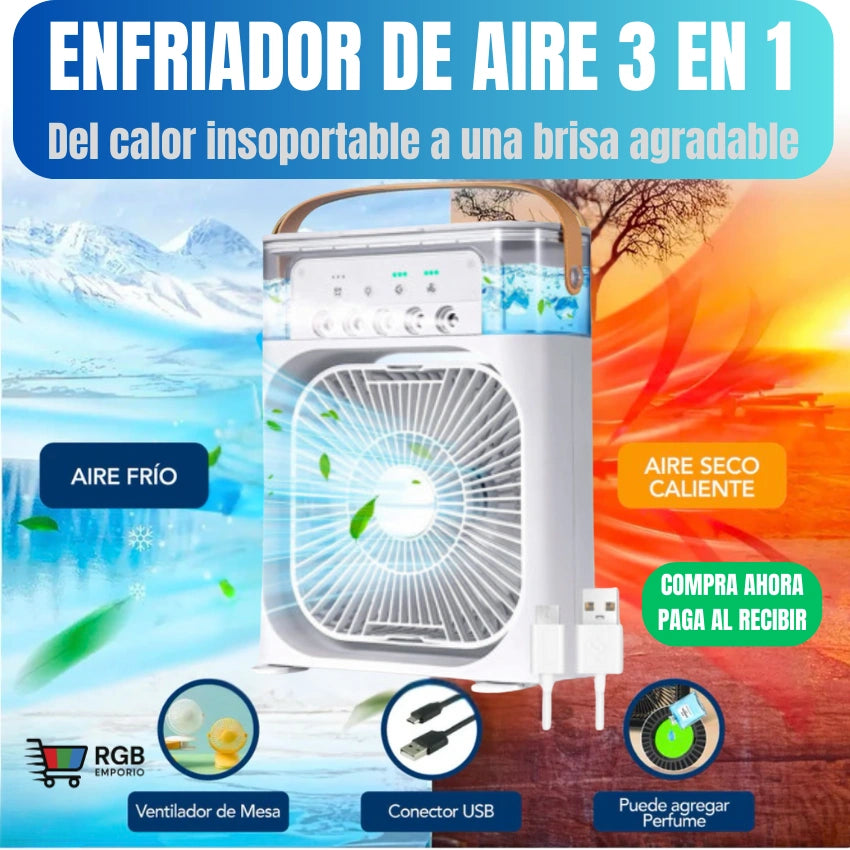 ❄️ Alivia el calor donde tú estás, sin instalaciones ni gastos altos