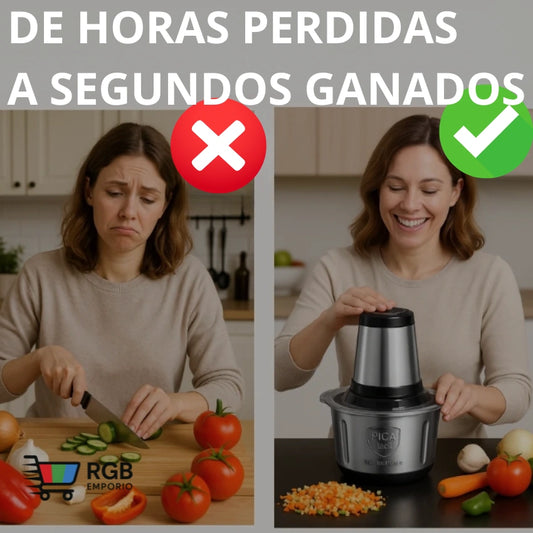 Corta todo sin esfuerzo y gana tiempo en tu cocina 👨🏻‍🍳