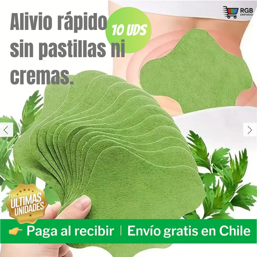 10 PARCHES DOLOR ESPALDA Y CUELLO - Alívio en minutos, sin pastillas ni cremas.