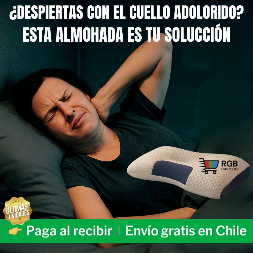 Almohada Cervical - DUERME SIN DOLOR DESDE LA PRIMERA NOCHE 💤