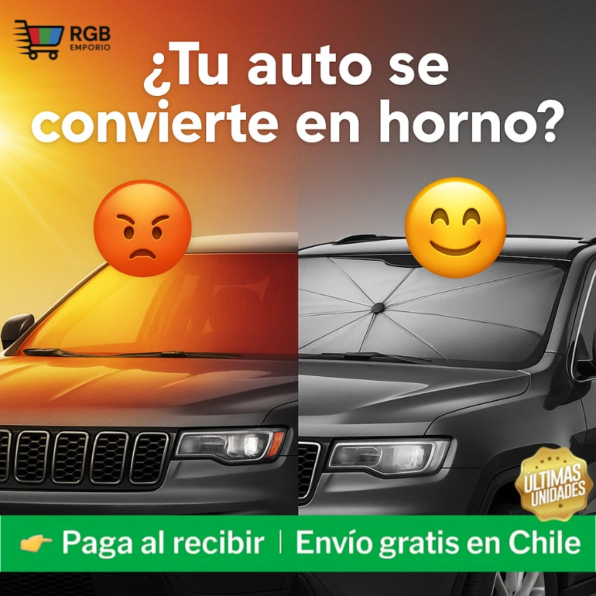 Parasol Paragua - 🚗 Tu auto ya no será un horno 🔥