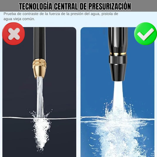 Boquilla de alta presión™: convierte cualquier manguera en una hidrolavadora al instante