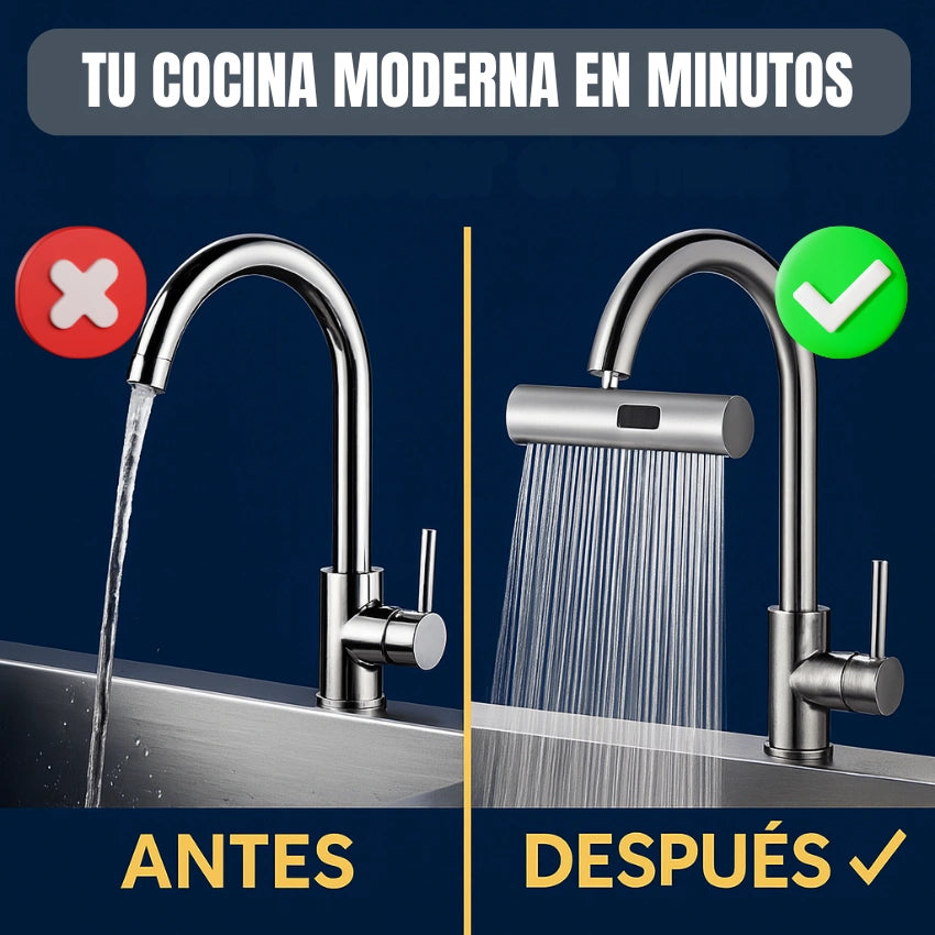 Grifo Cascada 3 en 1 - Moderniza tu cocina sin gastar de más 💧