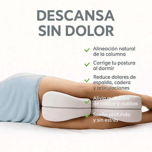 Almohada Ortopedica Piernas - Despierta sin molestias y con energía cada día 💪