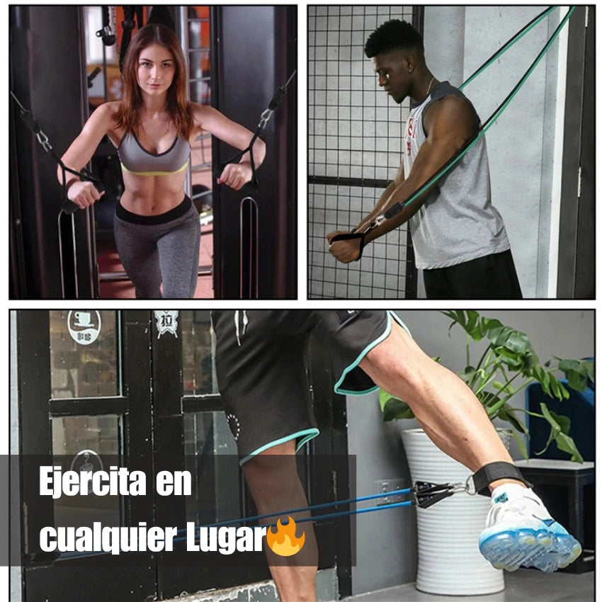 Kit Banda resistencia - Tu gimnasio completo, sin salir de casa