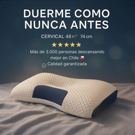 Almohada Cervical - DUERME SIN DOLOR DESDE LA PRIMERA NOCHE 💤