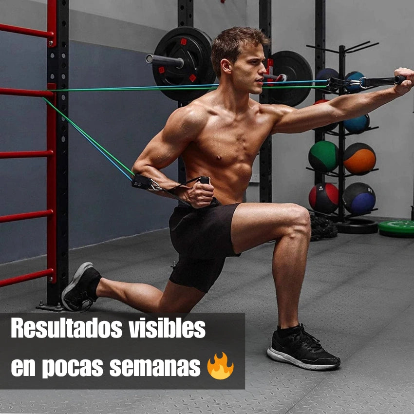 Kit Banda resistencia - Tu gimnasio completo, sin salir de casa