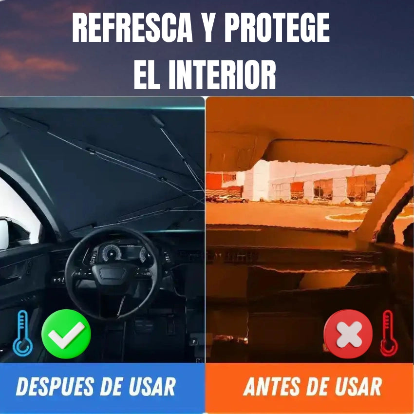 Parasol Paragua - 🚗 Tu auto ya no será un horno 🔥