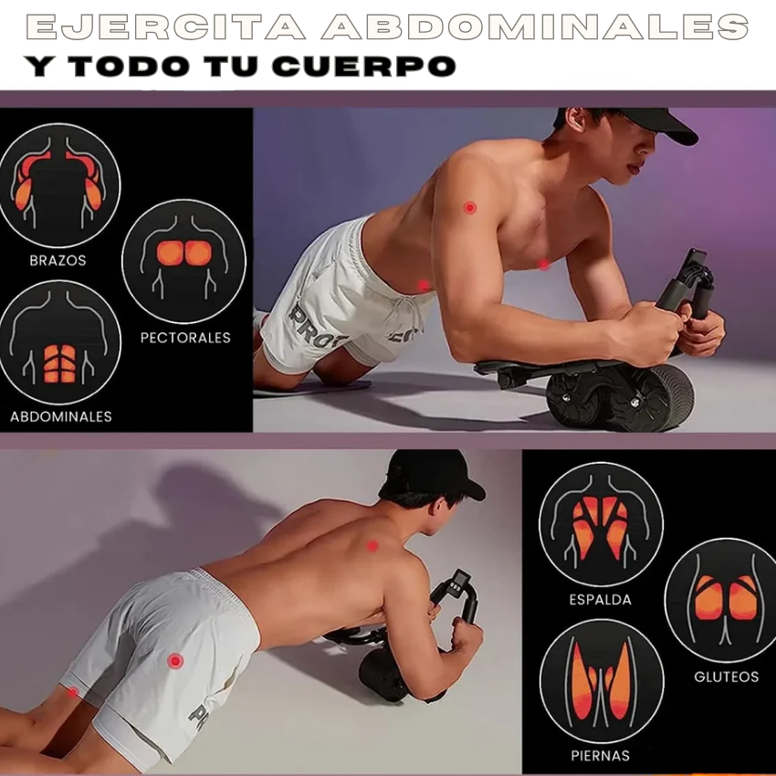 Rodillo Abdominal CorePro™ — Transformación Visible desde Casa