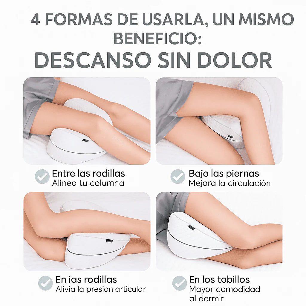 Almohada Ortopedica Piernas - Despierta sin molestias y con energía cada día 💪