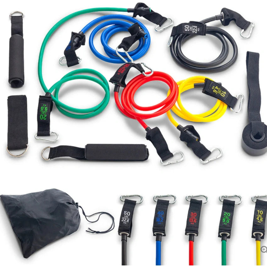 Kit Banda resistencia - Tu gimnasio completo, sin salir de casa