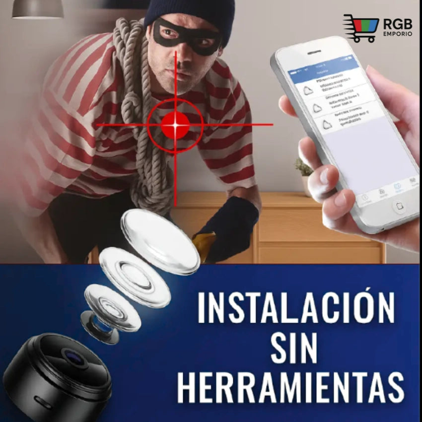 MINI CAMARA ESPÍA - ¿Sabes quién entra a tu casa cuando no estás?