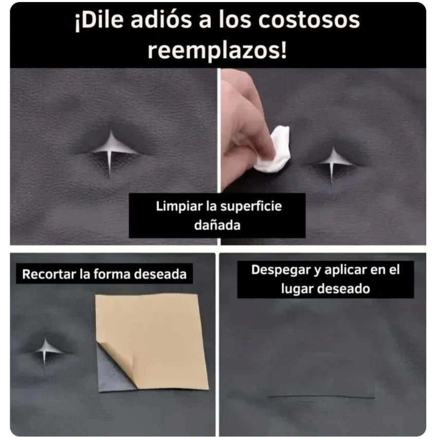 Reparador Cuero Autoadhesivo – Renueva sin gastar de más