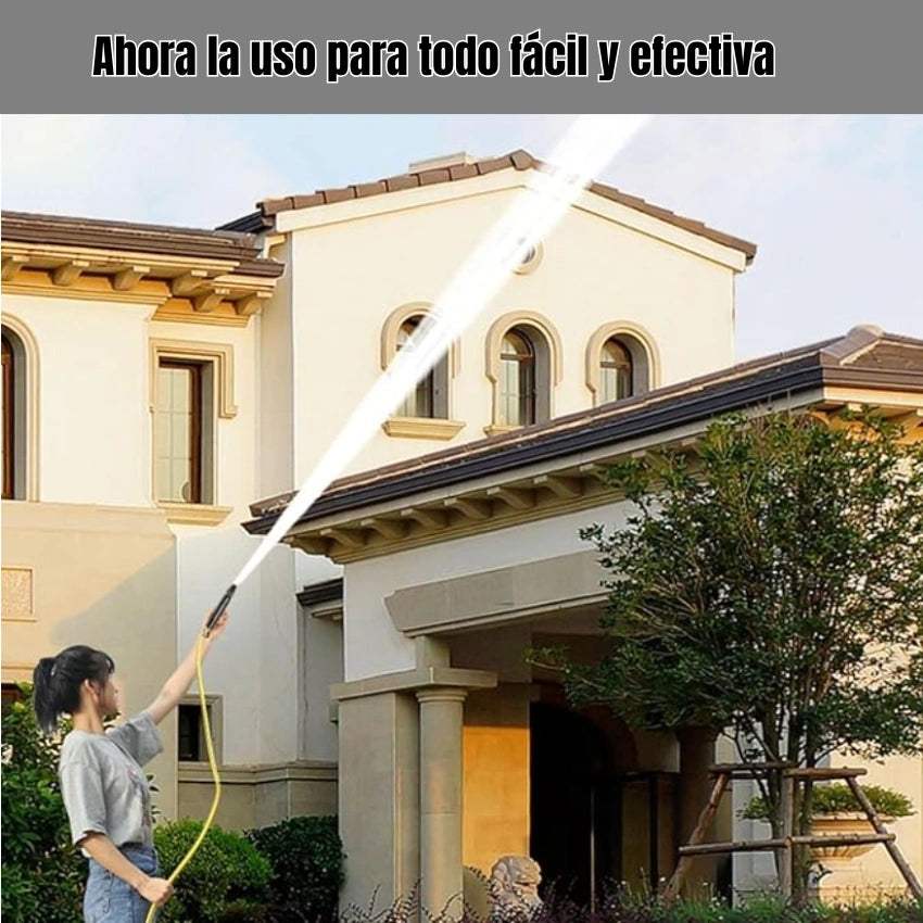 Boquilla de alta presión™: convierte cualquier manguera en una hidrolavadora al instante