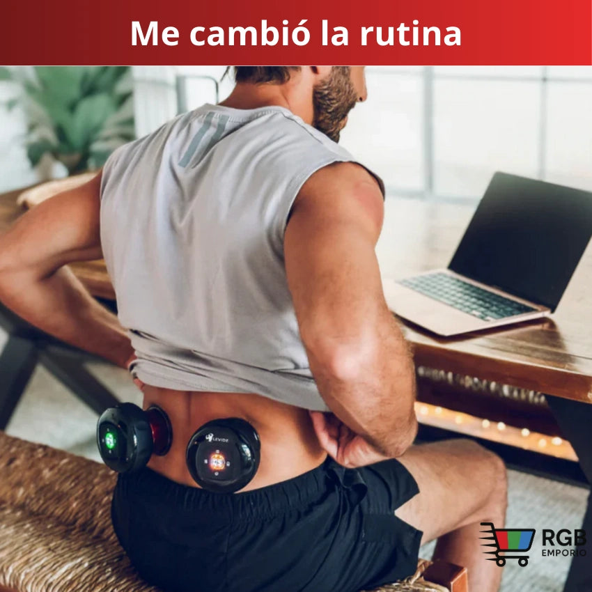 ¿Dolor de espalda después de un día intenso? Descubre cómo eliminarlo en minutos sin salir de casa.