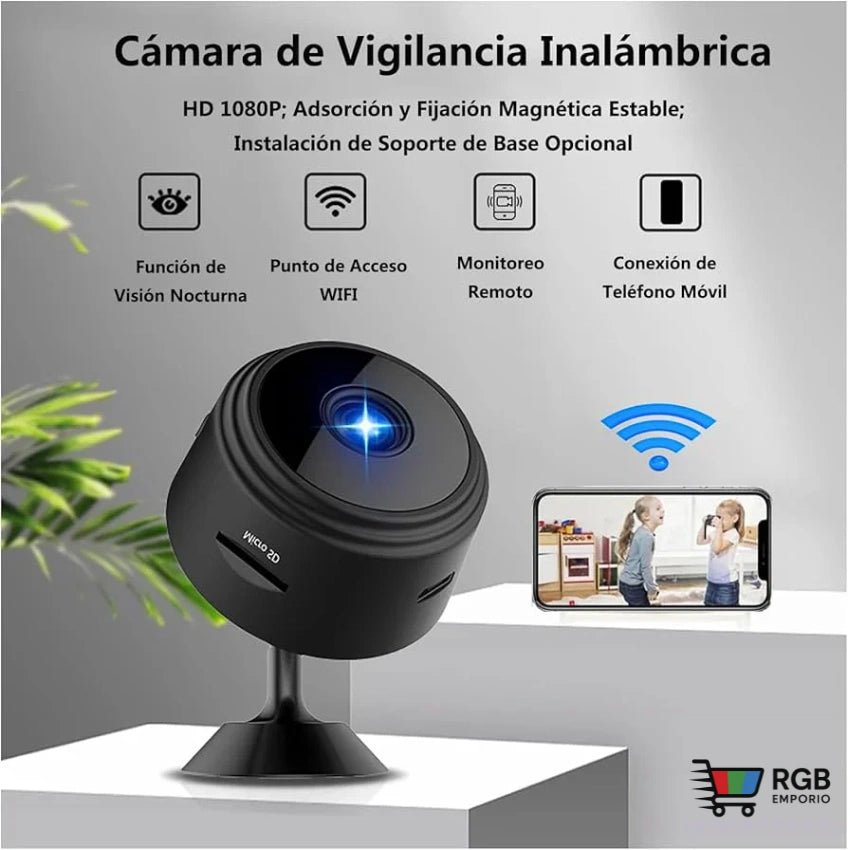 MINI CAMARA ESPÍA - ¿Sabes quién entra a tu casa cuando no estás?